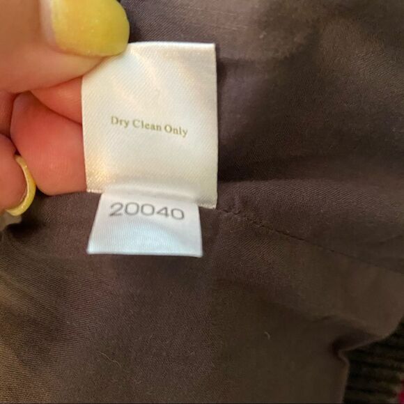 Garnet Hill 6P Wide Wale Corduroy Blazer Dark Grey - Picture 7 of 7